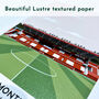 Celtic Park Football Stadium Illustration Art Print, thumbnail 4 of 9