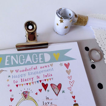 Personalised Engagement Story Card, 2 of 2