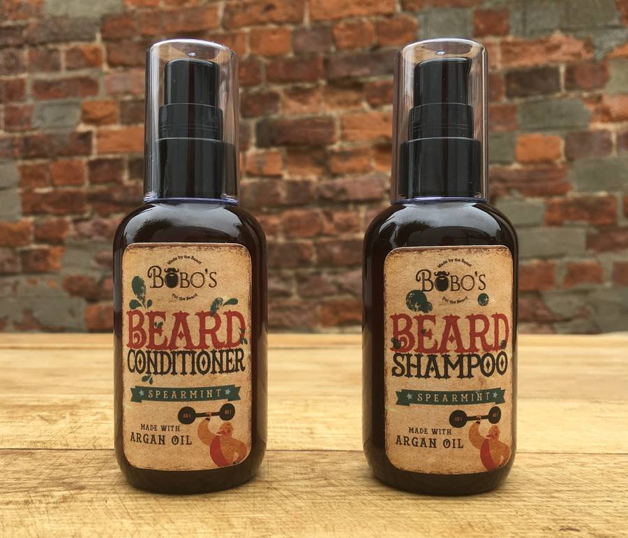 Beard Shampoo And Conditioner Wash Set By Bobo S Beard Company   Original Beard Shampoo And Conditioner Wash Set 