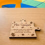 Personalised Thank You Teacher Wooden Coaster Gift, thumbnail 4 of 6