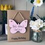 Personalised Best Friend Wooden Butterfly Birthday Card, thumbnail 4 of 5