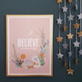 Believe In The Power Of You Affirmation Print, thumbnail 1 of 4