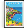 Praiano, Italy, Amalfi Coast Print, thumbnail 1 of 3