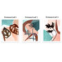 Terrazzo Abstract Tropical Leaf Prints Set Of Three, thumbnail 6 of 7