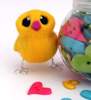 Needle Felted Mini Bright Chick, 12 of 12