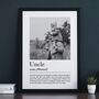 Personalised Uncle Print, Gift For Uncle, thumbnail 1 of 6