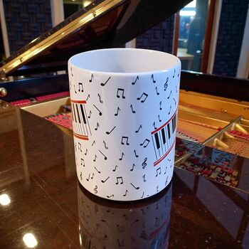 Piano And Musical Note Mug – 11oz Glossy | Beat It, 3 of 5