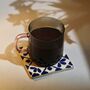 Handmade Ceramic Reworked Mexican Tile Drinks Coasters, thumbnail 7 of 9