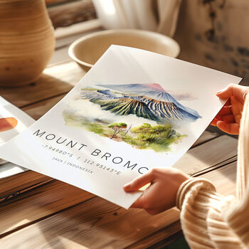 Indonesia Travel Print Of Mount Bromo, 4 of 7