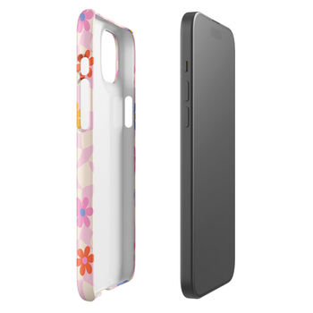 Floral Check Snap Phone Case For iPhone And Samsung, 3 of 4