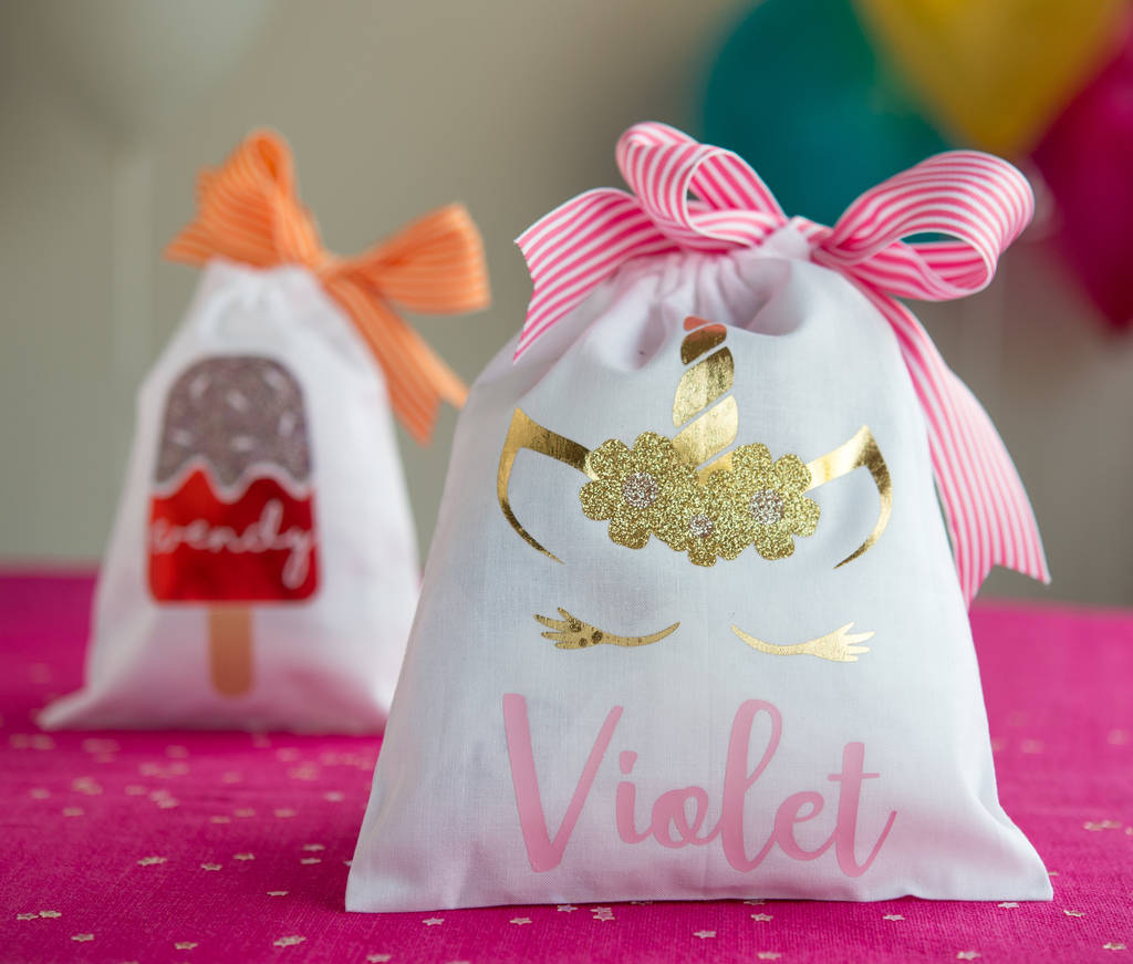 Fun Personalised Party Bags By Make it Friday | notonthehighstreet.com