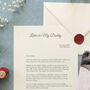 A Letter To My Daddy Personalised Keepsake From A Child, thumbnail 2 of 12