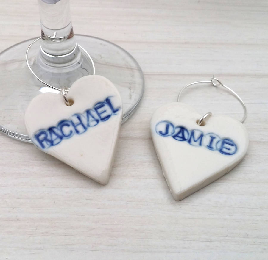 Personalised Wine Glass Charm Wine Gifts, 1 of 6