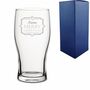 Engraved Merry Christmas Pint Glass With Gift Box, thumbnail 1 of 2