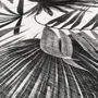 Tropical Black And White Leaves Cushion Cover, thumbnail 6 of 7