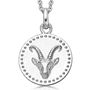 Sterling Silver Zodiac Star Sign Necklace, thumbnail 12 of 12
