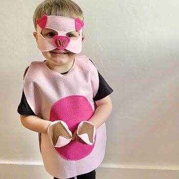 Pink Pig Piglet Costume For Children And Adults, 10 of 12