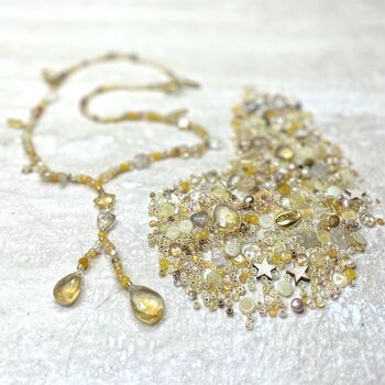 Golden Treasure Beach Charm Necklace, 9 of 11