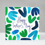 Blue Green Patterned Fathers Day Card, thumbnail 6 of 7