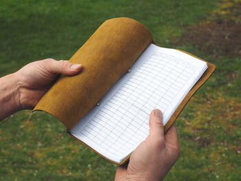Personalised A5 Refillable Leather Fishing Journal, 2 of 7
