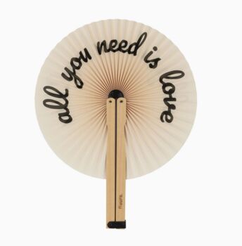 Personalised “All You Need Is Love” Fan, 4 of 4