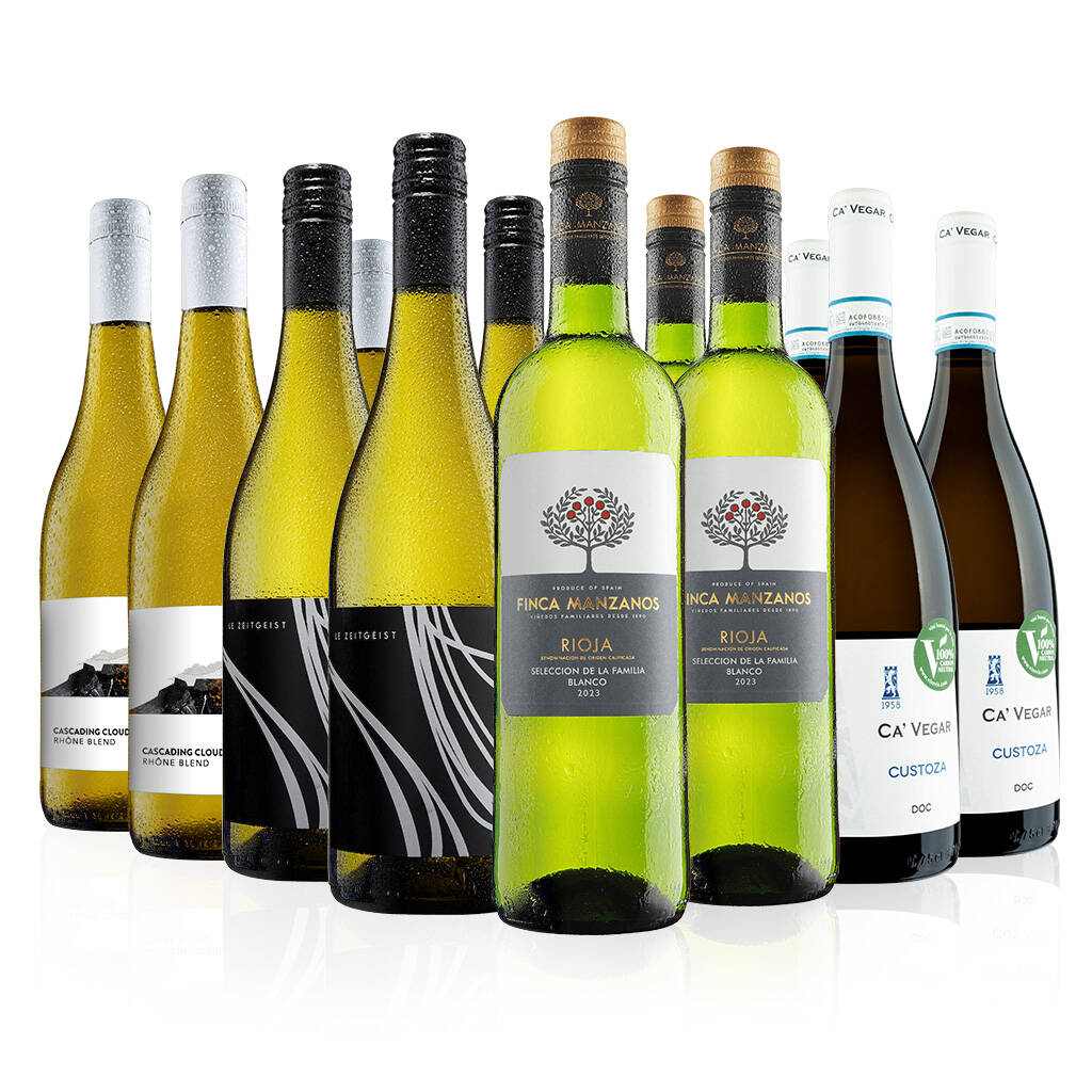 Twelve Bottle Premium White Wine Gift Case