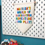 Personalised Child's Imagination Play Room Hanging Sign, thumbnail 6 of 9