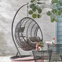 Indoor Outdoor Hanging Egg Chair, thumbnail 3 of 9