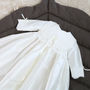 Rose Long Sleeved Christening Gown, thumbnail 2 of 12
