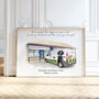Personalised Watercolour Illustration Retirement And Leaving Gift, thumbnail 4 of 12