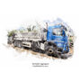 Lorry Personalised Portrait Print, thumbnail 10 of 12