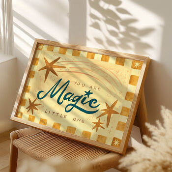 You Are Magic Print, Nursery Print, Bedroom Art, 2 of 8