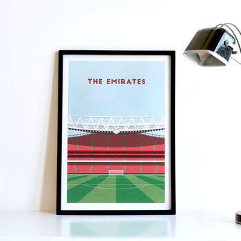 Contemporary Arsenal Football Poster Gift: The Emirates Stadium, 3 of 6