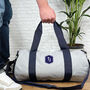 Personalised Holdall With Initials In Badge Design, thumbnail 3 of 4