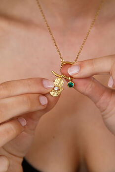 Gold Plated Good Fortune Charm Pendant Necklace, 2 of 10