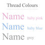 Personalised White Baby Gown With Blue Cardigan Set, thumbnail 8 of 12