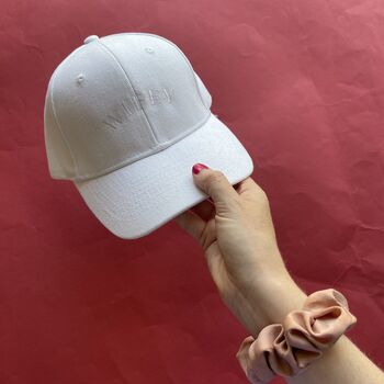 Wifey Personalised Embroidered Cap, 9 of 10