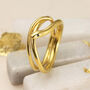 9ct Gold Coiled Snake Ring With Optional Diamonds, thumbnail 1 of 12