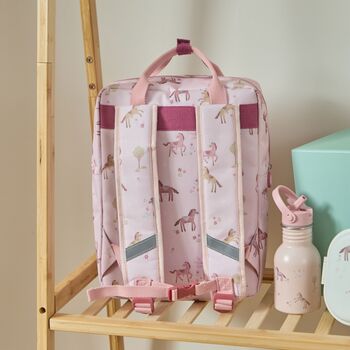Personalised Ponies Medium Grab Handle Backpack, 3 of 7