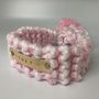 Personalised Hand Knitted Pastel Dog Scarf, thumbnail 9 of 11