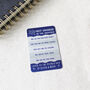 Reasons You Are The Best Dad In The Universe Personalised Metal Wallet Card, thumbnail 3 of 6