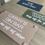 Large Personalised Acrylic Garden Sign With Fixings, thumbnail 5 of 8