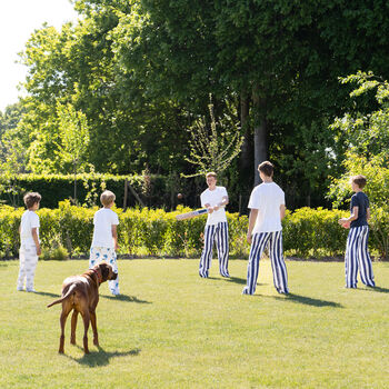 Blue Stripe Pj Bottoms, 3 of 4