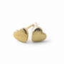 Ripple Pebble Heart Studs Silver Or 18ct Gold, thumbnail 3 of 4
