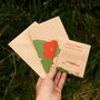 Nasturtium Greetings Card With Seeds, thumbnail 5 of 8