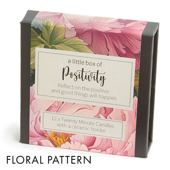 A Little Box Of Positivity Mini Candle Gift Set, 4 of 12