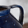 Caro Midnight Blue Large Vase With Handle, thumbnail 5 of 6