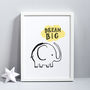 Dream Big Elephant Print, thumbnail 1 of 6