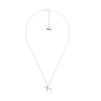 Personalised Border Terrier Sterling Silver Necklace, 3 of 8