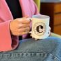 China Initial Mug With Bold Floral Plaque, thumbnail 5 of 11